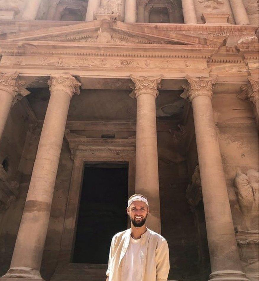 The ancient city of Petra in Jordan