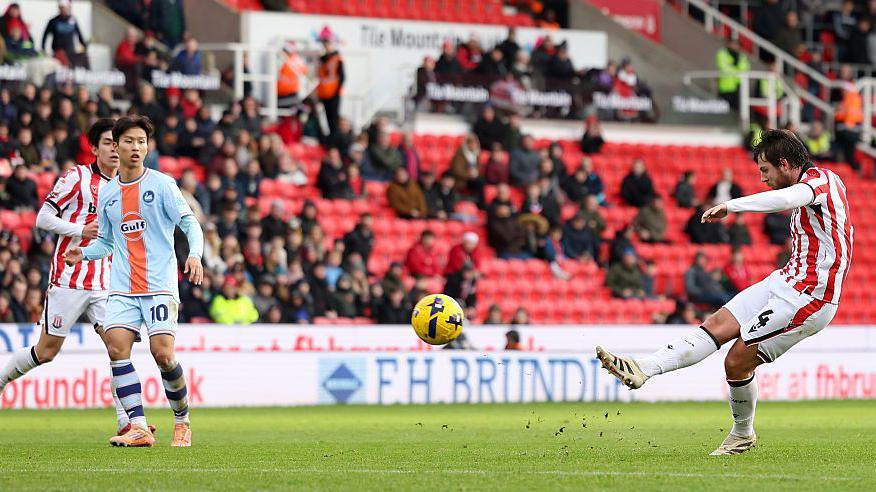 Ben Pearson puts Stoke ahead