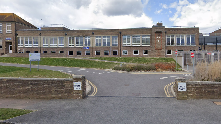 Outside view of Cavendish School in Eastbourne