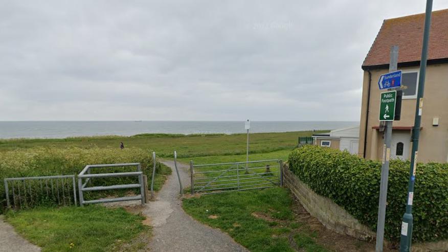 Whitburn Coastal Path from Rackly Way