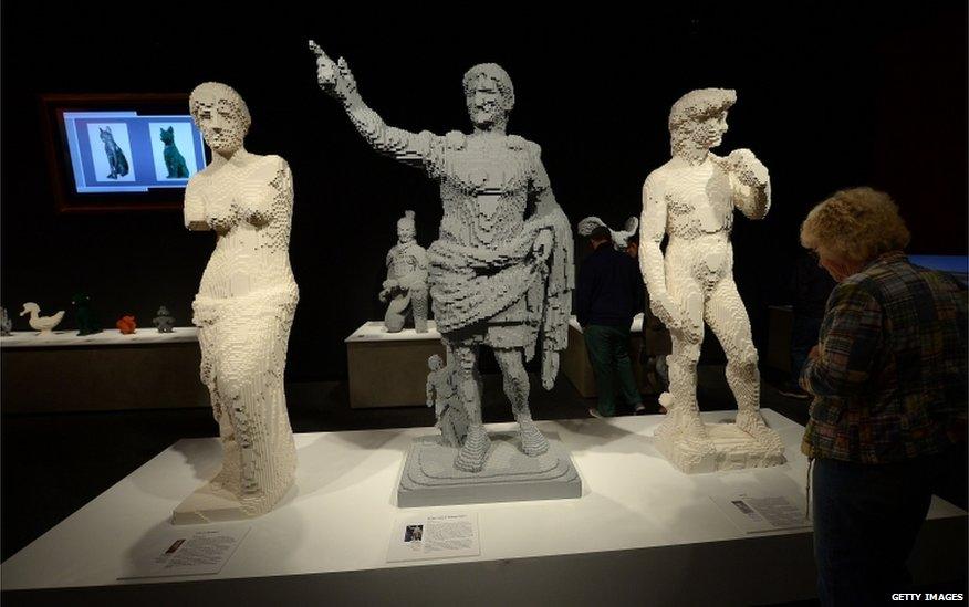 lego sculptures