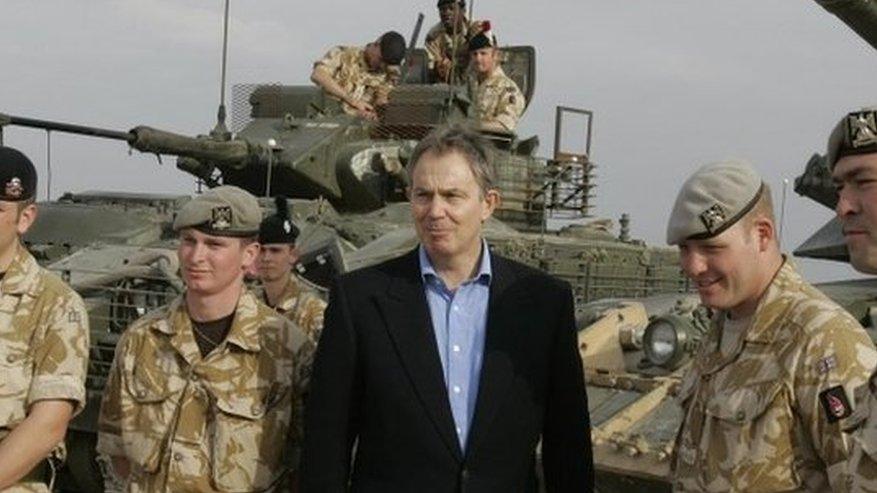 Tony Blair in Iraq