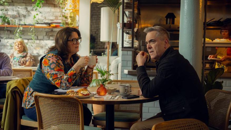 Ruth Jones and James Nesbitt