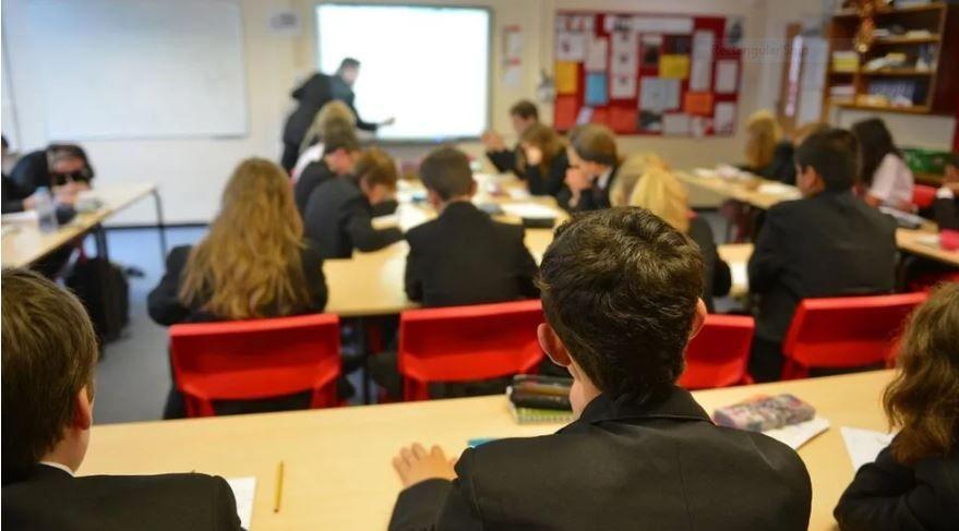 Students in a classroom