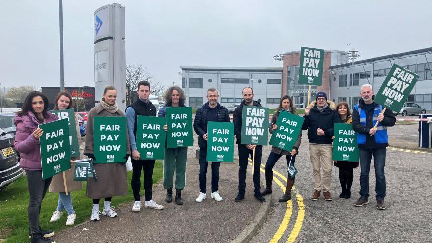 STV staff in Aberdeen