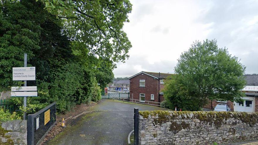 A general view of the entrance to Cumbria Coroners Court in Cockermouth