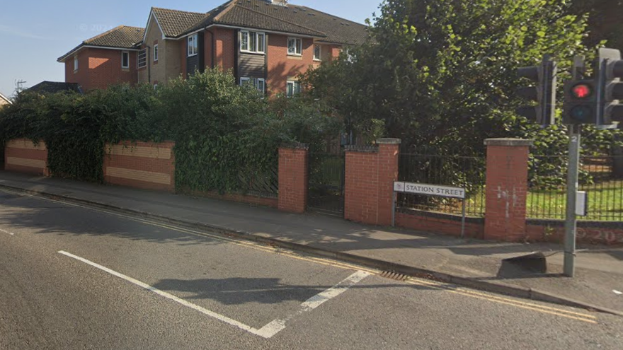 Station Street in Ipswich, Suffolk. The google map picture shows properties behind a