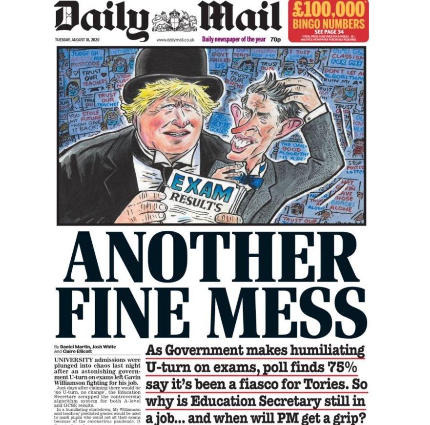 Daily Mail front page