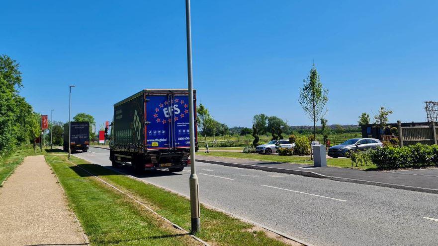 Lorry in Newton