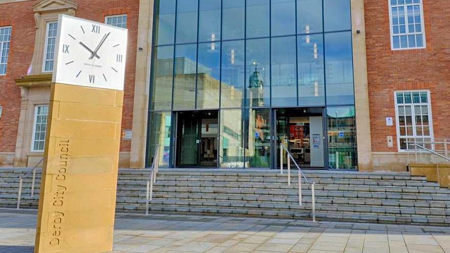 Exterior of Derby City Council's Council House