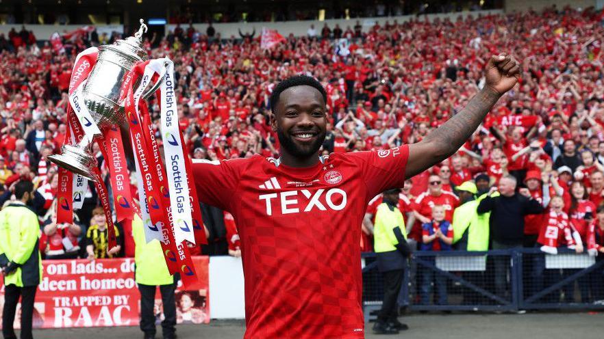 Shayden Morris was a Scottish Cup-winner with Aberdeen last season