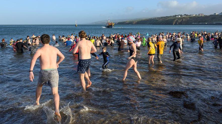 New Year's Day Dip