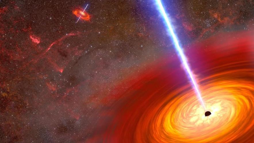 Two supermassive black holes