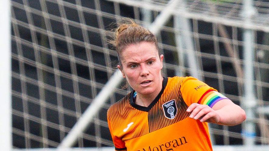 Glasgow City’s Jo Love in action during a Scottish Woman’s Premier League match between Glasgow City and Rangers at Petershill Stadium