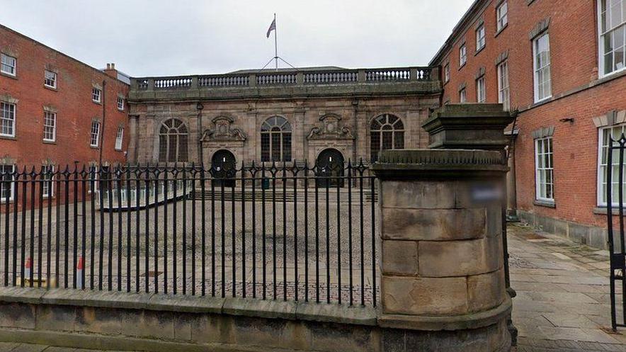 A photograph of Southern Derbyshire Magistrates' Court taken from Google street view