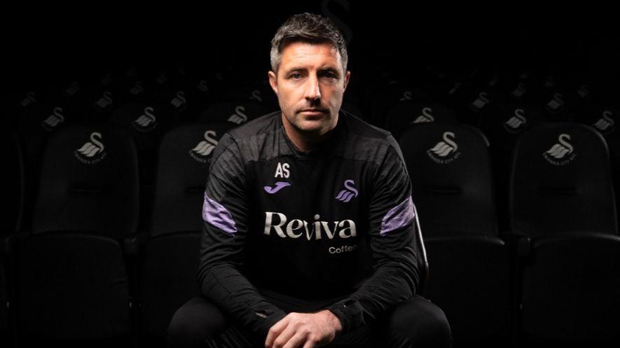 Swansea City head coach Alan Sheehan