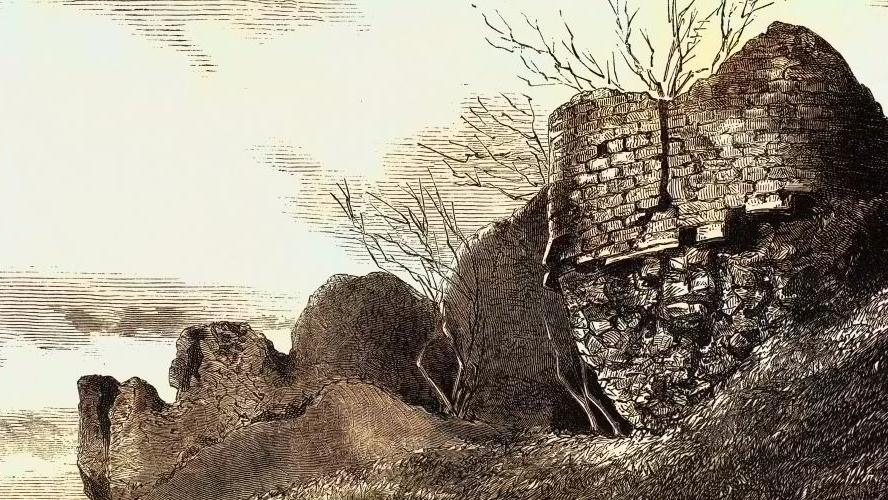 Painting of Northampton Castle