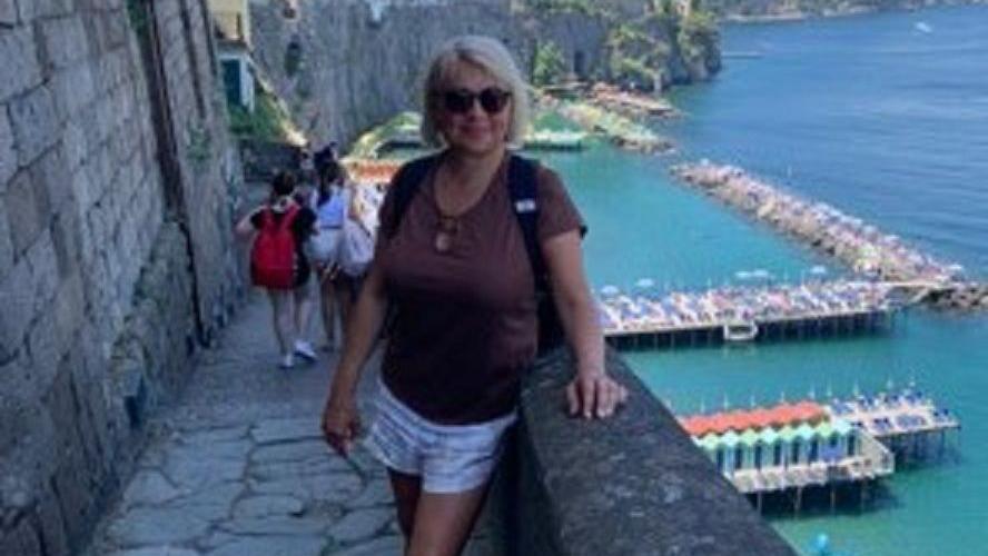 Anna Domagala during a recent holiday to Italy with her mother