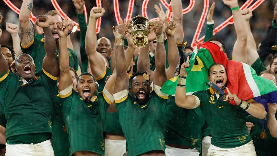 South Africa captain lifts the World Cup in 2023