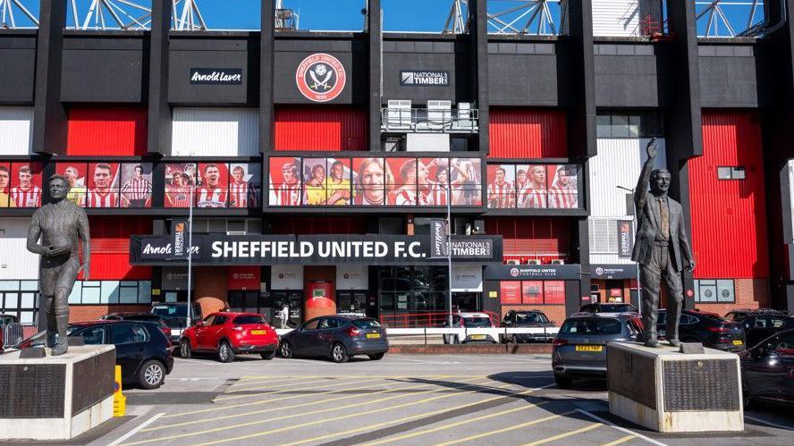 Bramall Lane football stadium in Sheffield