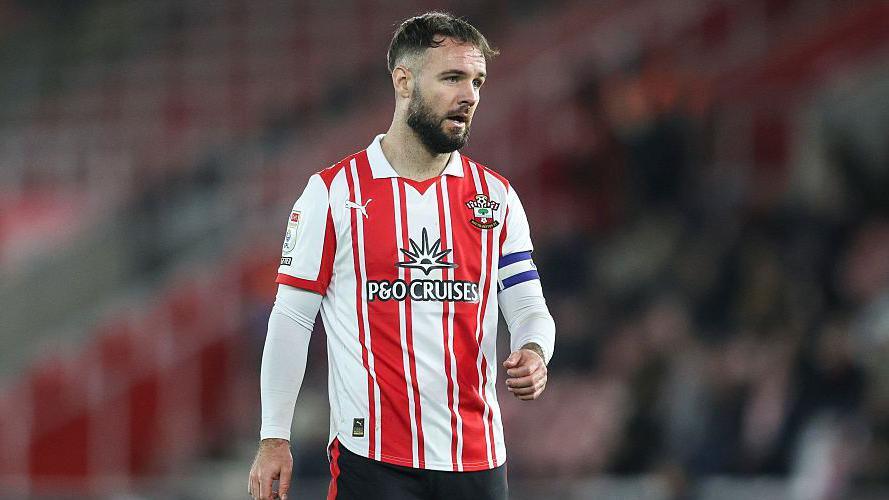 Southampton striker Adam Armstrong in action for his side