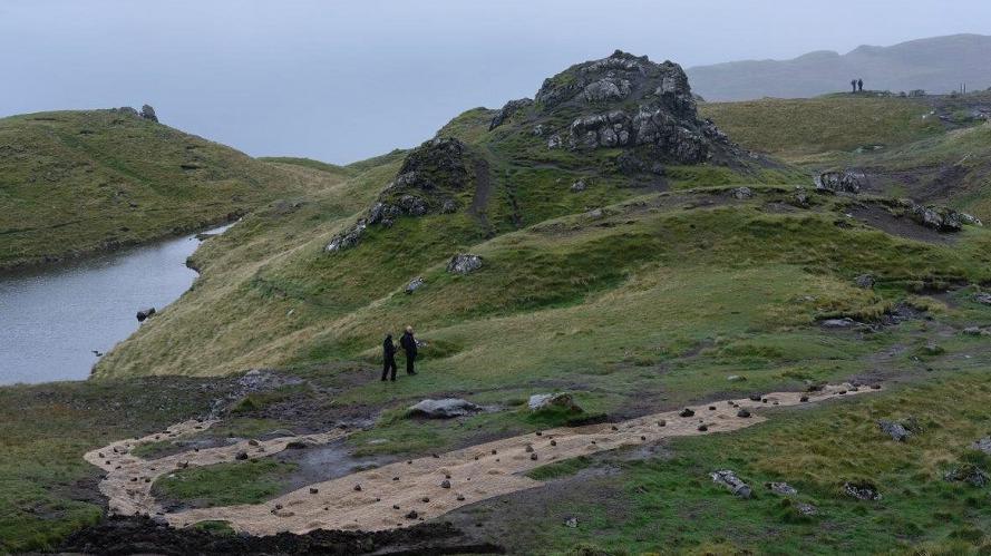 Habitat restoration at Old Man of Storr