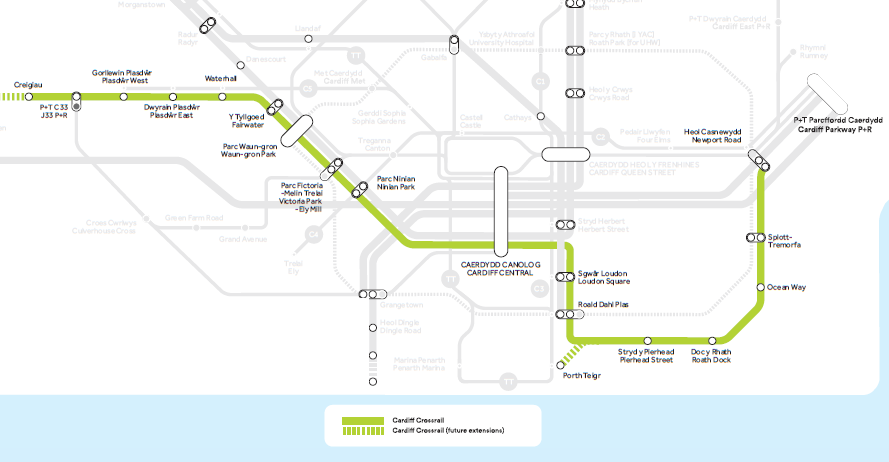 Cardiff Crossrail: The new tram which could span Wales' capital city ...