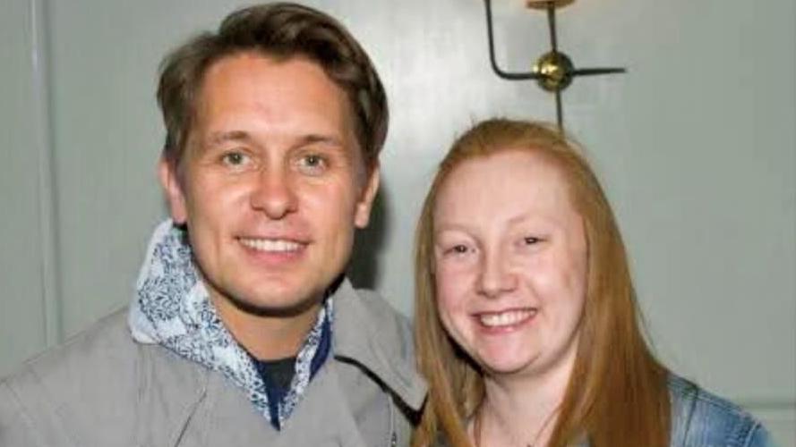 Mark Owen from Take That poses for a picture with fan Melanie Parker.