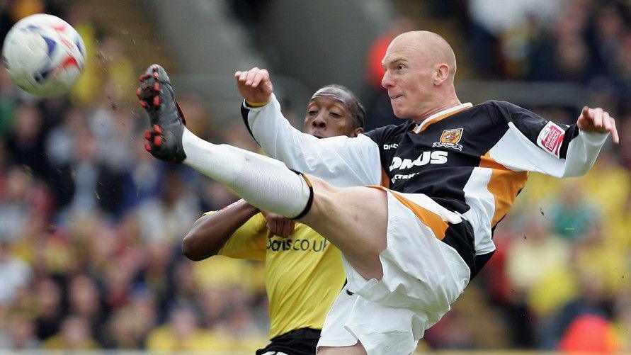 Hull City's Kevin Ellison in action at Watford in the Championship in 2006
