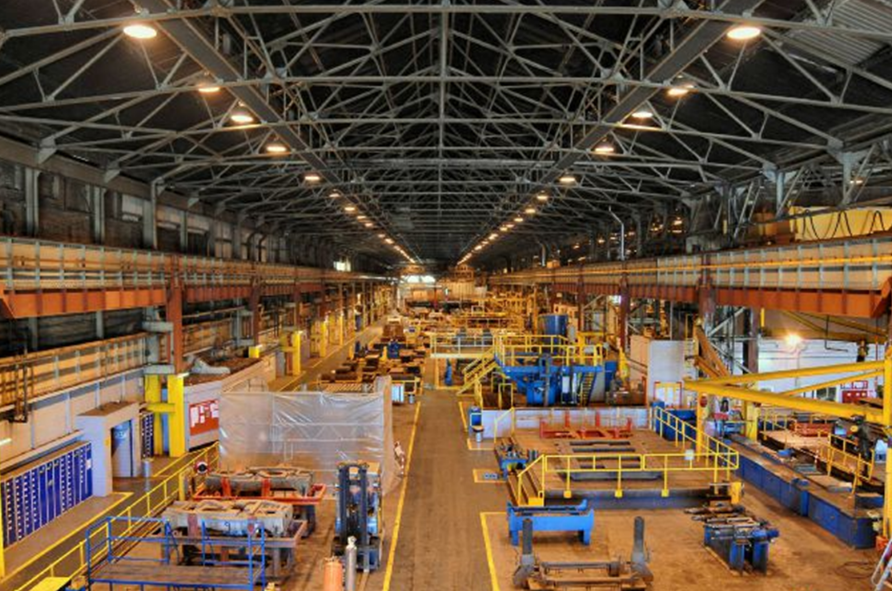 Inside the Workington facility.