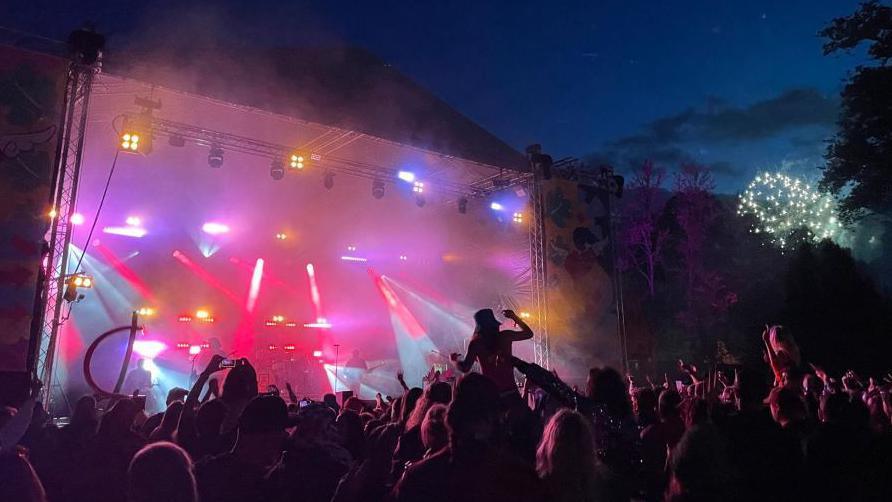 Belladrum Garden stage and fireworks