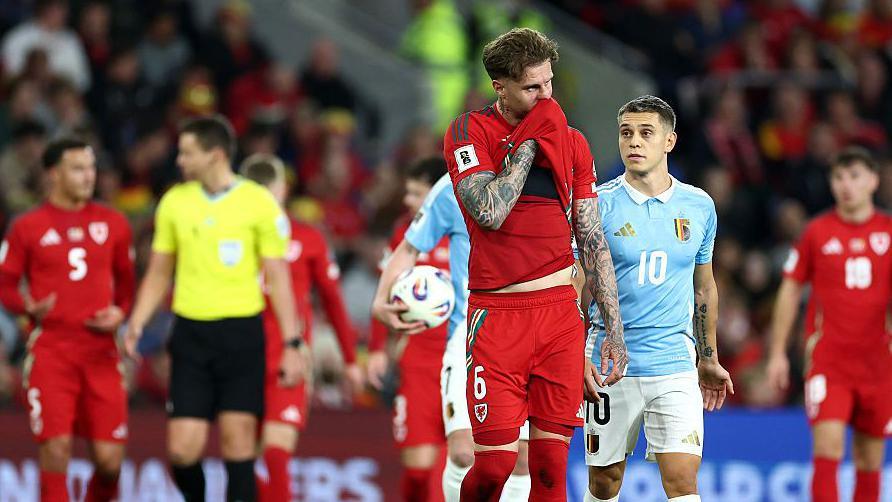 Cymru yn colli 4-2 yn erbyn Gwlad Belg yn Stadiwm Dinas Caerdydd