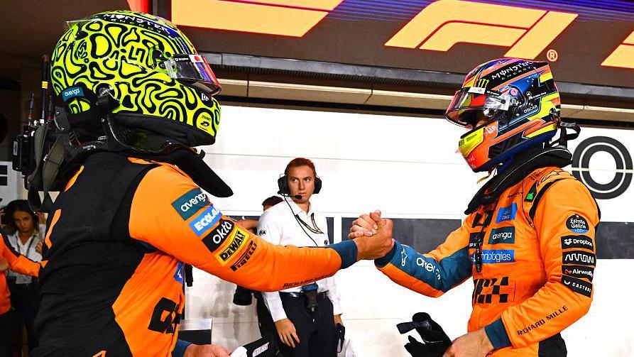 Lando Norris and Oscar Piastri