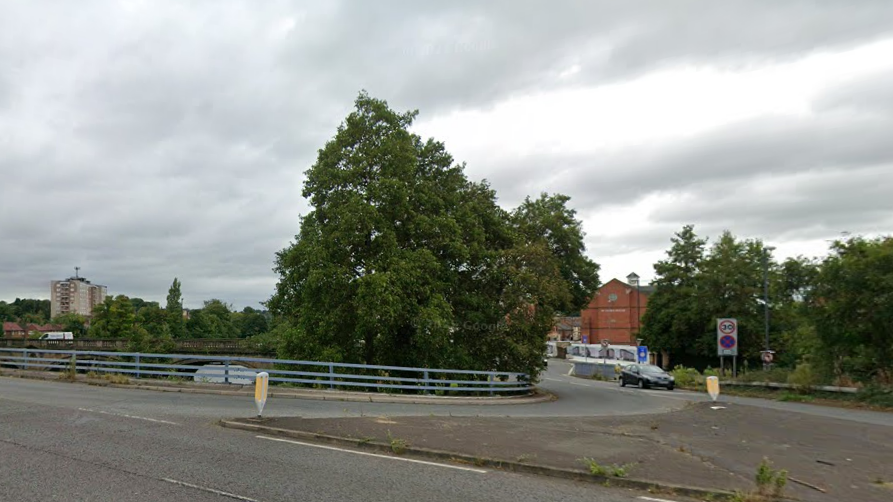 Meadow Road and St Alkmund's Way in Derby