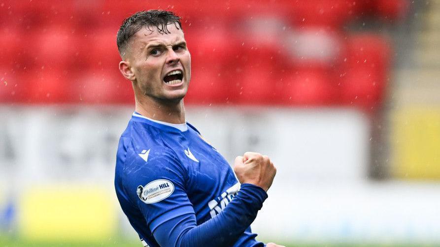 Josh McPake celebrates his goal