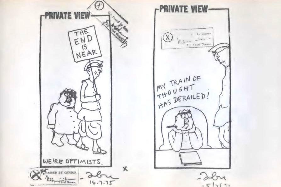 A cartoon strip by Abu.