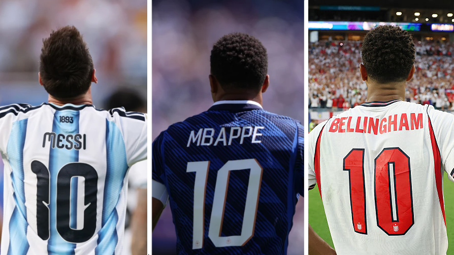 Messi, Mbappe and Bellingham.