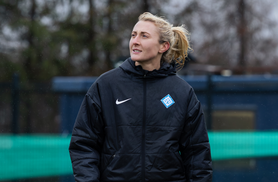 Becky Langley with London City Lionesses