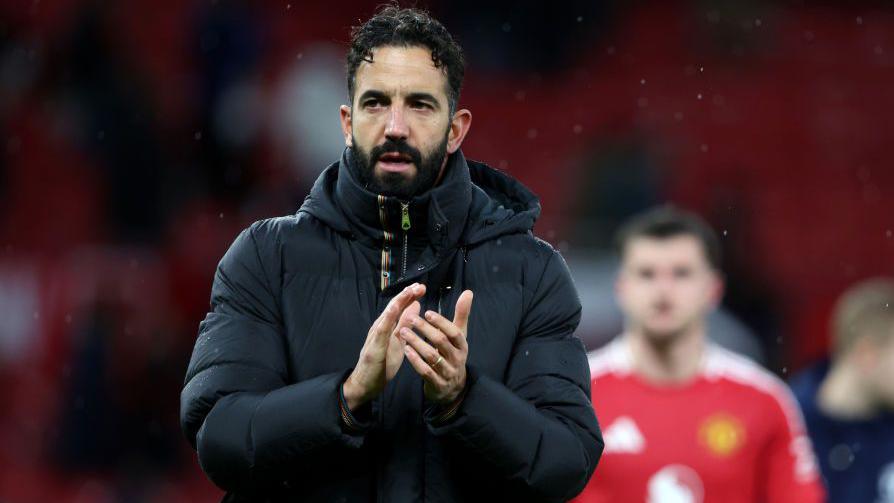 Manchester United manager Ruben Amorim after defeat to Nottingham Forest