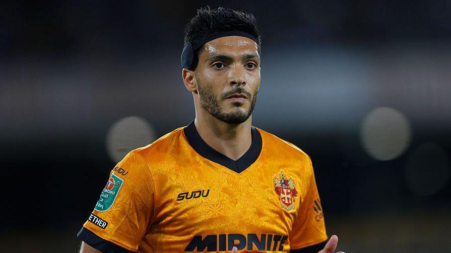 Raul Jimenez in action for Wolves