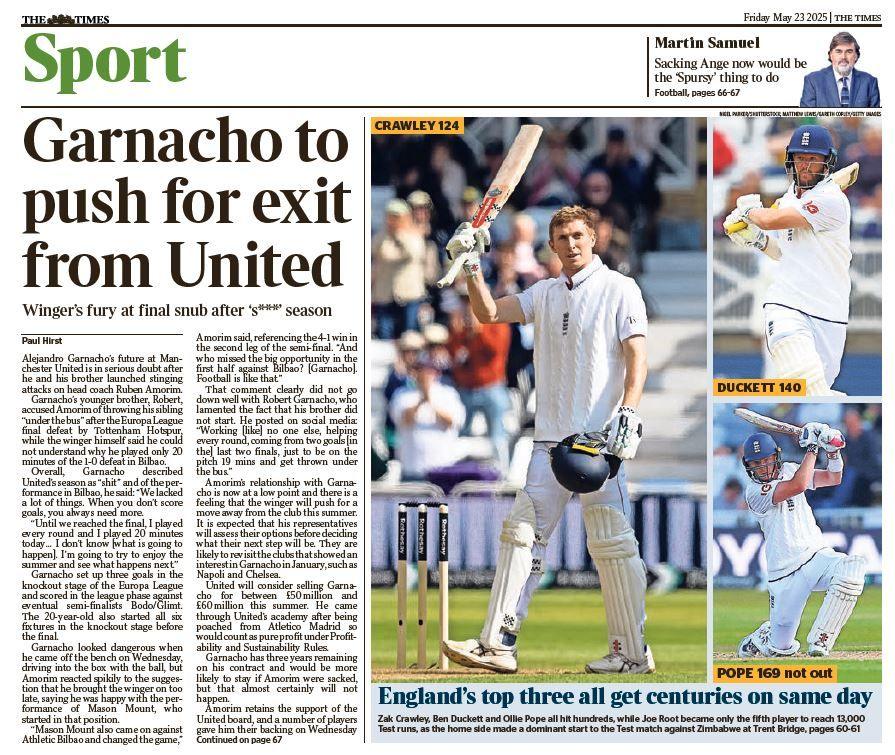 Times back page
