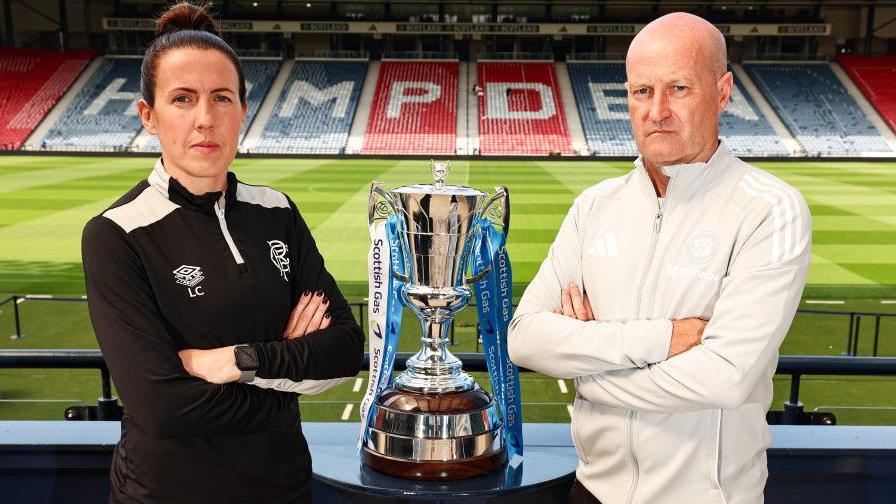 Rangers head coach Leanne Crichton and Celtic counterpart Grant Scott