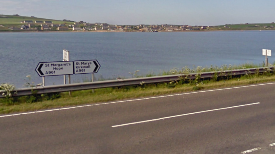 A961 in Orkney