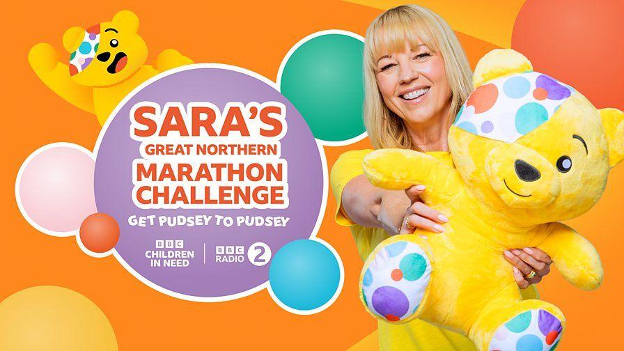 Sara Cox Pudsey challenge poster
