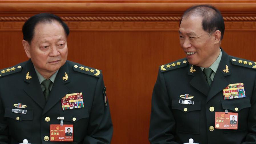 Zhang dhe He në sesionin e NPC-së 2023