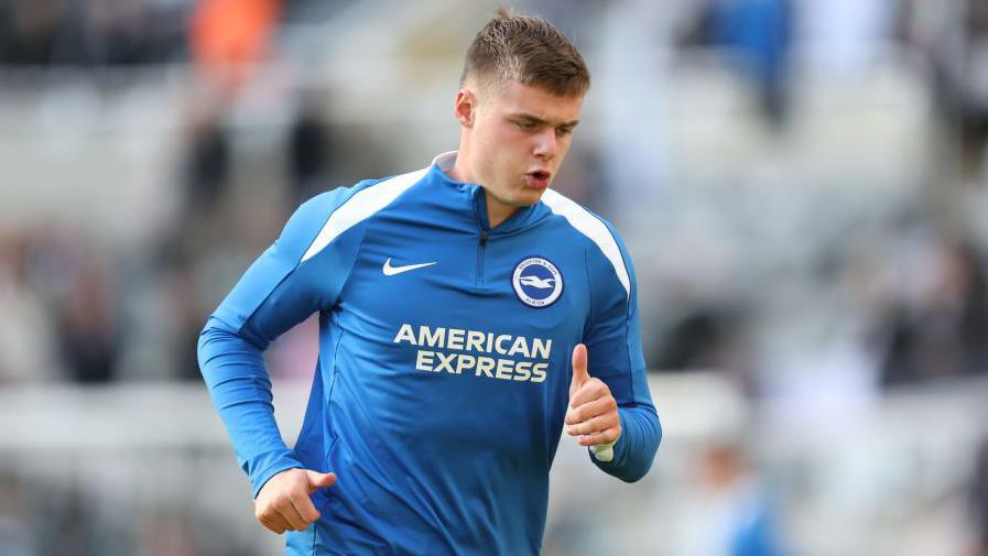 Brighton striker Evan Ferguson.