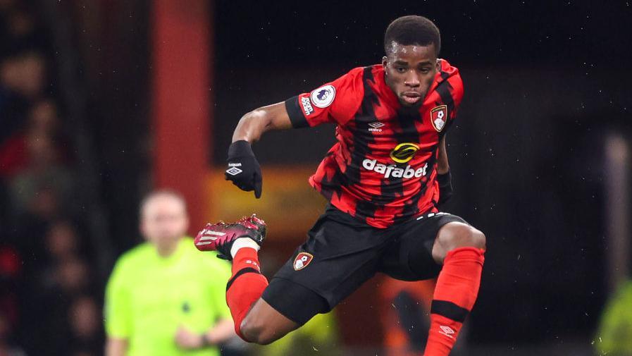 Hamed Traore in action for Bournemouth