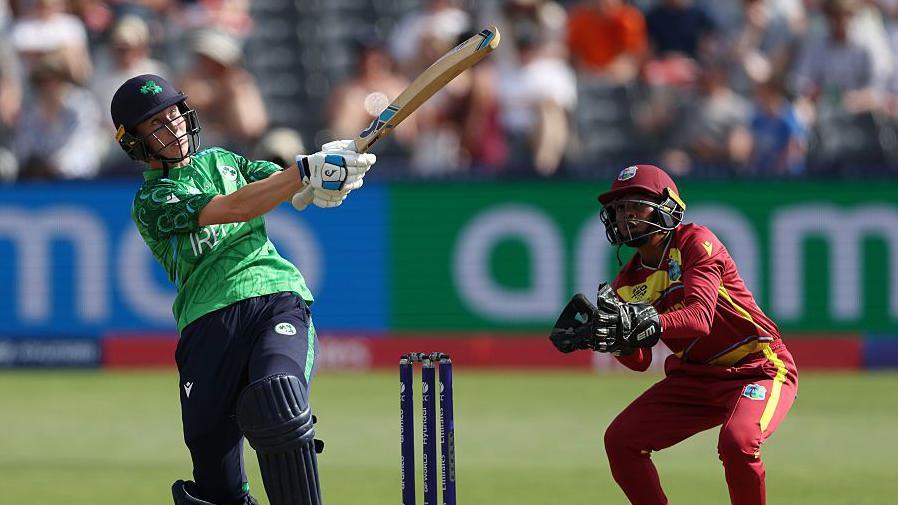 Orla Prendergast hit two maximums and eight boundaries in a wonderful display
