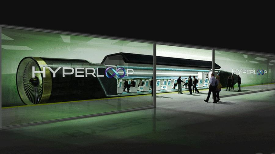 Graphic of how Hyperloop may look