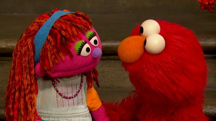 Sesame Street's first homeless muppet, Lily